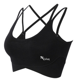 Lightweight Quick Dry Workout <b>Bra</b> Sportwear Design <b>Yellow</b> Moisture Wicking Cute Sports <b>Bra</b> - Product Image 2