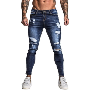 2024 Jeans Wholesale Man Trousers Skinny Ripped Pantalones Jens <b>Pant</b> for Man Jean Denim Mens <b>Pants</b> - Product Image 3