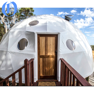 Tente extérieure de dôme géodésique d'exposition de PVC tentes galvanisées de couverture de PVC de cadre en acier d'alliage d'aluminium de diamètre de 8m 10m 15m 20m - Product Image 6