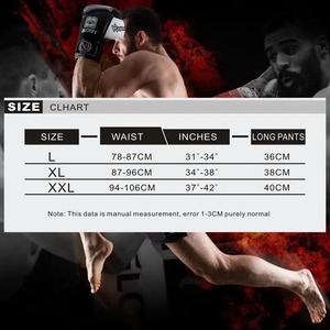 Shorts MMA pour hommes, imprimés, taille élastique, entraînement en salle de sport, kickboxing, légers, séchage rapide, colorés, haut de gamme pour hommes, arts martiaux - Product Image 3