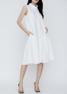 ชุดเดรสสตรีลายเรียบหรูคุณภาพพรีเมี่ยมแบบยั่งยืนและซักได้ผ้าทอจากเวียดนามผู้ผลิต OEM/ODM - Product Image 6