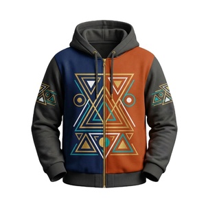 ผู้ผลิตเสื้อผ้าบุรุษคุณภาพสูง เสื้อฮู้ดดี้ผ้าฝ้าย ยูนิเซ็กซ์ หนานุ่ม สตรีทแวร์ ทันสมัย พิมพ์ลายพัฟ แฟชั่นฤดูหนาว เสื้อผ้าฟลีซ - Product Image 1