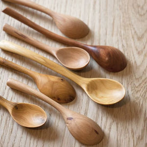 Cuchara de Bambú Desechable Ecológica y Moderna de 10 cm, Tamaño Pequeño, Estilo Americano, Alta Calidad, para Helados y Fiestas - Product Image 5