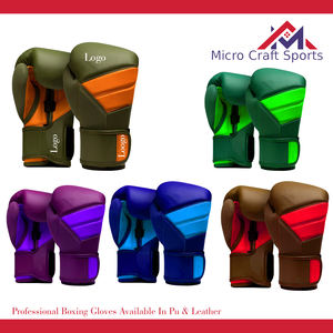 Guantes de Boxeo Profesionales Disponibles en PU y Cuero, Fabricante de Equipo y Guantes de Boxeo Personalizados, Sialkot, Pakistán - Product Image 2