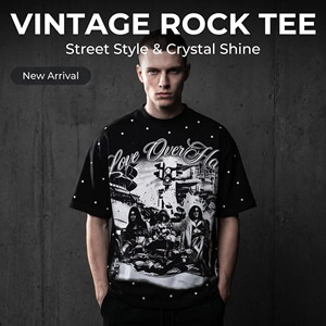 T-shirt homme Love Hate noir sportif à manches courtes, col rond, en jersey de coton uni, teint en fil, séchage rapide, coupe droite, style urbain - Product Image 5
