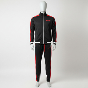 Conjunto Deportivo Informal de Invierno para Hombre y Mujer, Fabricado en Pakistán, con Capucha, de Color Sólido, de 2 Piezas, para Entrenamiento, 2024 - Product Image 2