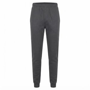 New Arrivals Custom Logo Men's Dark Gray Hooded Fleece Tracksuit Casual Solid Color Sweatshirts and Sweatpants Sets Autumn Wear - Product Image 5