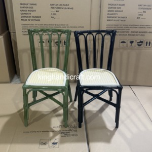 Chaise enfant vintage en rotin tressé faite à la main pour la location événementielle, mariages, fêtes d'anniversaire, photographie, vente en gros - Product Image 4