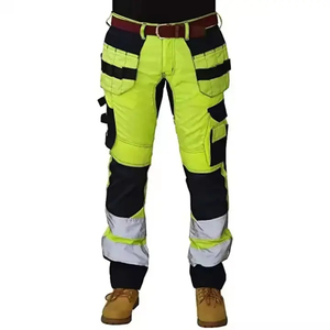 Custom <b>Work</b> <b>Pants</b> Pocket Safety <b>Cargo</b> <b>Pants</b> Workwear Trousers for Men Wholesale Durable Construction <b>Pants</b> - Product Image 1