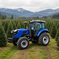Tracteur agricole Excellence 100HP 4x4 avec cabine climatisée, système hydraulique robuste, capacité de levage élevée et support pour l'agriculture moderne