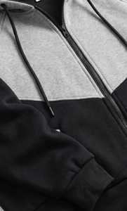 Mens Fleece Training Outfit Long Sleeve <b>Sweat</b> <b>Top</b> with Comfortable Jogger Bottom for Active Daily Routine - Product Image 4