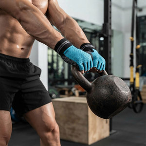 Premium Ergonomic Fit Half Finger Women's Fitness Training Gloves Enhanced Palm Grip Protection Breathable Wholesale Price Glove - Product Image 4