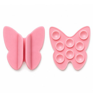 Support adhésif en silicone pour coque de téléphone, porte-gloss à lèvres, cadeau promotionnel cosmétique - Product Image 4