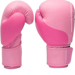 นวมชกมวยสีชมพู หนังพรีเมียม สำหรับฝึกซ้อม ผู้หญิงและผู้ชาย สวมใส่สบาย เหมาะสำหรับการฝึกซ้อมและการออกกำลังกาย ปรับแต่งได้สำหรับศิลปะการต่อสู้ - Product Image 2