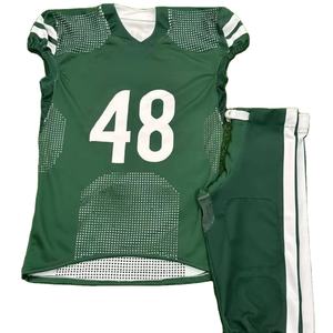 Uniformes Totalmente Personalizados, Transpirables, Talla Personalizada, Cómodos, Alta Calidad, Precio Razonable, Uniforme de Fútbol Americano - Product Image 1