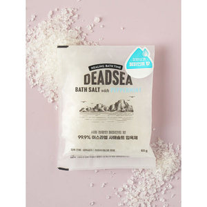 Sel de bain aromatisé à la menthe de la mer Morte Israel 60g - Product Image 1