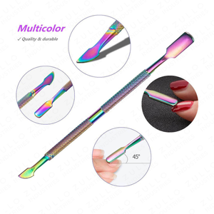 Durable Stainless Steel Double Sided Cuticle Pusher Set Professional Nail <b>Cleaning</b> <b>Tools</b> for Manicure and Pedicure - Product Image 6