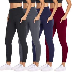 Pantalones Deportivos Personalizados de Cintura Alta, Leggings y Ropa Deportiva para Mujer, Ropa de Yoga - Product Image 1
