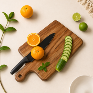 Acacia Wood Chopping Board | Natural Wood Cutting & Serving Board | Eco-Friendly Kitchen Accessories - Product Image 1