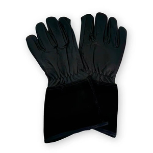 ถุงมือเชื่อมผ้าฝ้ายถุงมือทำงานหนัง, ถุงมือเชื่อมถุงมือนิรภัย - Product Image 1