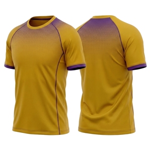 OEM Full Sublimation Breathable Sportswear T-Shirt | Sublimation Fitness Apparel Supplier | <b>Men</b> Women Adults Sizes | Short - Product Image 4