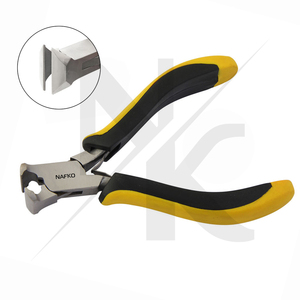 Double Pointed Smooth Jaws End/Top <b>Cutter</b> 125mm Stainless Steel Ergonomic Handles Crimping Fishing OEM Black Yellow Circlip - Product Image 6