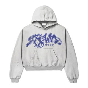 Chándal de Diseño Moderno de 500 g/m², Estilo Profesional, Lavado Ácido, Cómodo, con Estampado, en Oferta - Product Image 3