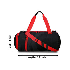 Bolsa de lona duradera diseñada para viajes, gimnasio, entrenamiento deportivo y uso diario, que ofrece almacenamiento y un manejo cómodo. - Product Image 6
