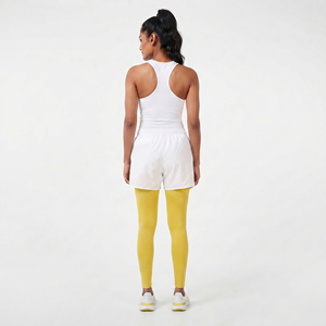 Leggings Largos para Mujer, Cintura Elástica, Pantalones Cortos Deportivos de Punto, Ropa de Yoga para Mujer, Leggings Interiores de Doble Capa - Product Image 3