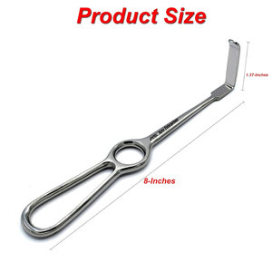 Retractor Bucal, Labial y Lingual Profesional de 35 mm, Instrumento Quirúrgico Langenbeck para Examen Médico y Veterinario - Product Image 3