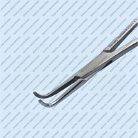 Pinces à artères Meeker à angle droit, 7 pouces, entièrement courbées, à dents délicates, pince hémostatique, instruments chirurgicaux réutilisables, CE