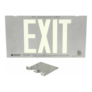 Señal de Salida Fotoluminiscente BradyGlo - Marcador de Ruta de Evacuación de Emergencia de PVC/PC - Product Image 3