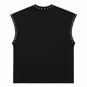 เสื้อกล้ามพิมพ์ลายเพชร Glory Custom ผ้าฝ้าย 100% เนื้อนุ่ม เป็นมิตรต่อสิ่งแวดล้อม ดีไซน์ทันสมัยแบบ DTG เสื้อยืดแขนกุดสำหรับทุกเพศ - Product Image 2