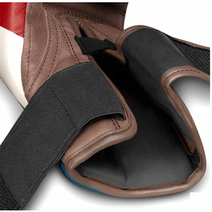 Nouveaux gants de boxe en cuir de style mexicain, design tendance, vente chaude, style personnalisé, faible MOQ pour les passionnés d'arts martiaux et de boxe - Product Image 5