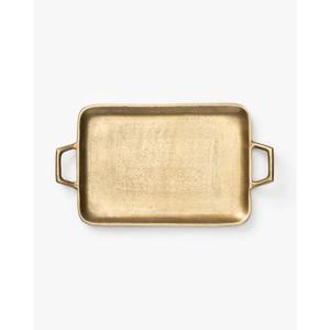 Home Accessories Luxury <b>Tray</b> With Handle Gold Finish Decorative <b>Trays</b> Wedding Decor Table Accessories Metal <b>Trays</b> & Crafts - Product Image 1