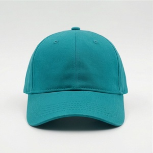 Casquette de baseball unisexe en sergé de coton, 6 panneaux, couleur unie, taille adulte 58-60CM - Product Image 1