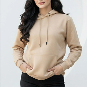 Buy Custom Oversized <b>Drop</b> Shoulder Hoodie Women Soft Fleece Pullover Warm Casual Loose Fit Streetwear Hooded Sweatshirt - Product Image 1
