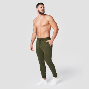 100% Cotton Fabric <b>Cheap</b> Price New Arrival Casual Fitness Wear Men Mid Midweight Drawstring Pockets Customized Logo Men <b>Joggers</b> - Product Image 6