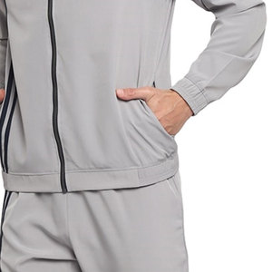 Men Winter Full Set <b>Tracksuit</b> Ribbed Cuffs Hooded Design Breathable Lightweight Fabric Regular Fit for Workout Daily Casual Use - Product Image 3