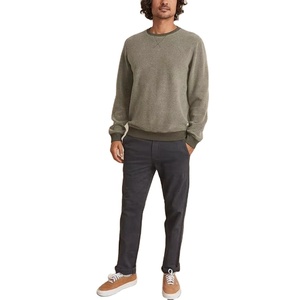 Sudadera de Cuello Redondo Estilo Universitario para Hombre, 100% Algodón, Felpa, Holgada, con Hombros Caídos, Informal, para Invierno, Ropa Urbana, OEM, Marca Privada - Product Image 2