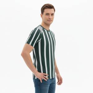 เสื้อทีมฟุตบอลพร้อมโลโก้และสีตามสั่ง ดีไซน์ใหม่ปี 2026 เสื้อฟุตบอลเปล่าสำหรับผู้ใหญ่ บริการ OEM ออกแบบตามสั่ง - Product Image 3