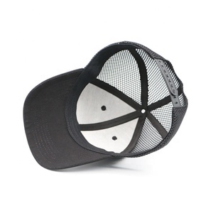 Hot Sale <b>Plain</b> Trucker <b>Cap</b> Western Streetwear Low Moq Wholesale Custom Blank Black Trucker Hat Bul - Product Image 2