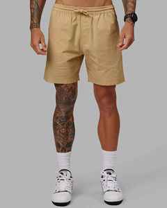 Shorts Bermuda pour Homme en Polyester Tissé, Couleur Unie Kaki, Séchage Rapide, Taille à Cordon, Style Décontracté, Taille Mi-Haute, OEM - Product Image 6