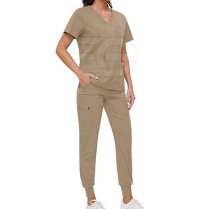 Uniformes Médicos Transpirables para Hombres Activos, Conjunto de Uniforme Sanitario 100% Algodón, Ropa de Enfermería para Clínica y Hospital, Duradera y Cómoda, con Logotipo Personalizado - Product Image 2