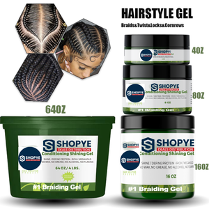 Gel Coiffant Tresses Privées 64 oz – Fixation Forte Sans Résidu, Cire Brillante pour Locks, Gel Pur Réparateur Cheveux Unisexe - Product Image 3