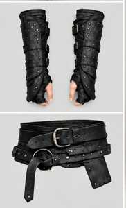 Disfraz de Guerrera de Cuero para Mujer con Hombreras de Piel y Conjunto de Armadura - Product Image 5