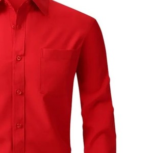 High Quality <b>Men</b> <b>Dress</b> Shirt Solid Color Anti-Wrinkle Spandex/Cotton Quick Dry Plus Size Casual Style Custom Design Breathable - Product Image 2