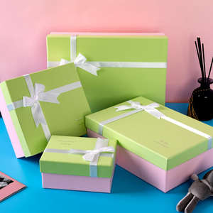 Nueva Caja de Regalo de Cartón Kraft de Gran Tamaño Personalizada, Caja Rectangular con Lazo Hecho a Mano, Caja de Color con Tapa, Alta Calidad - Product Image 4