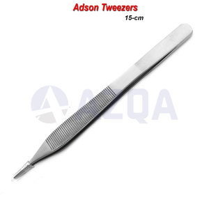 Pince à tissus et à pansements Adson en acier inoxydable de haute qualité, micro-pince dentaire, instrument chirurgical premium - Product Image 3