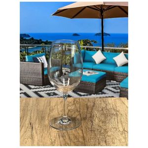 BPA Free 20oz Tritan plastica bicchieri da vino Set di 4 infrangibili bicchieri da vino rosso e bianco - Product Image 5